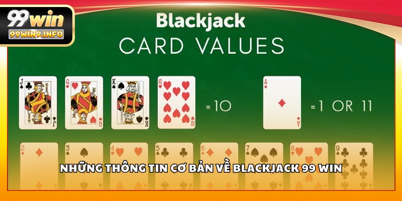 Những thông tin cơ bản về Blackjack 99 WIN