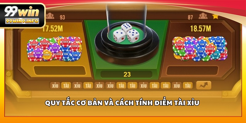 Quy tắc cơ bản và cách tính điểm Tài Xỉu
