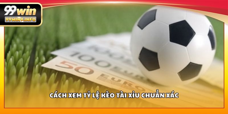 Cách xem tỷ lệ kèo tài xỉu chuẩn xác